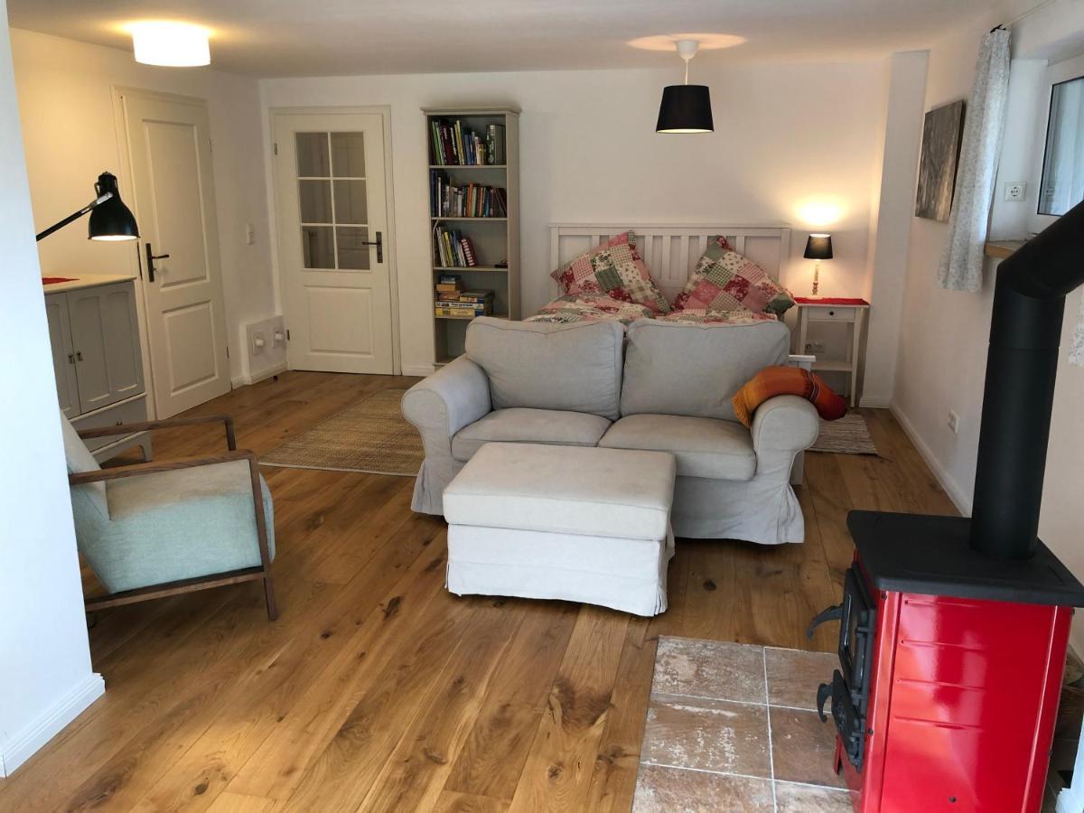 Ferienwohnung Am Waldrand Mit Sauna Biendorf エクステリア 写真