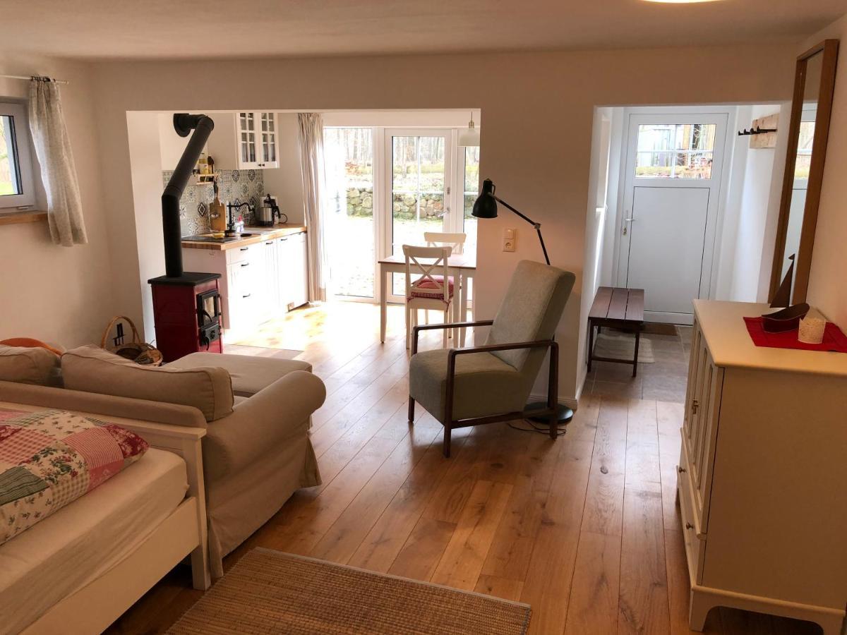 Ferienwohnung Am Waldrand Mit Sauna Biendorf エクステリア 写真