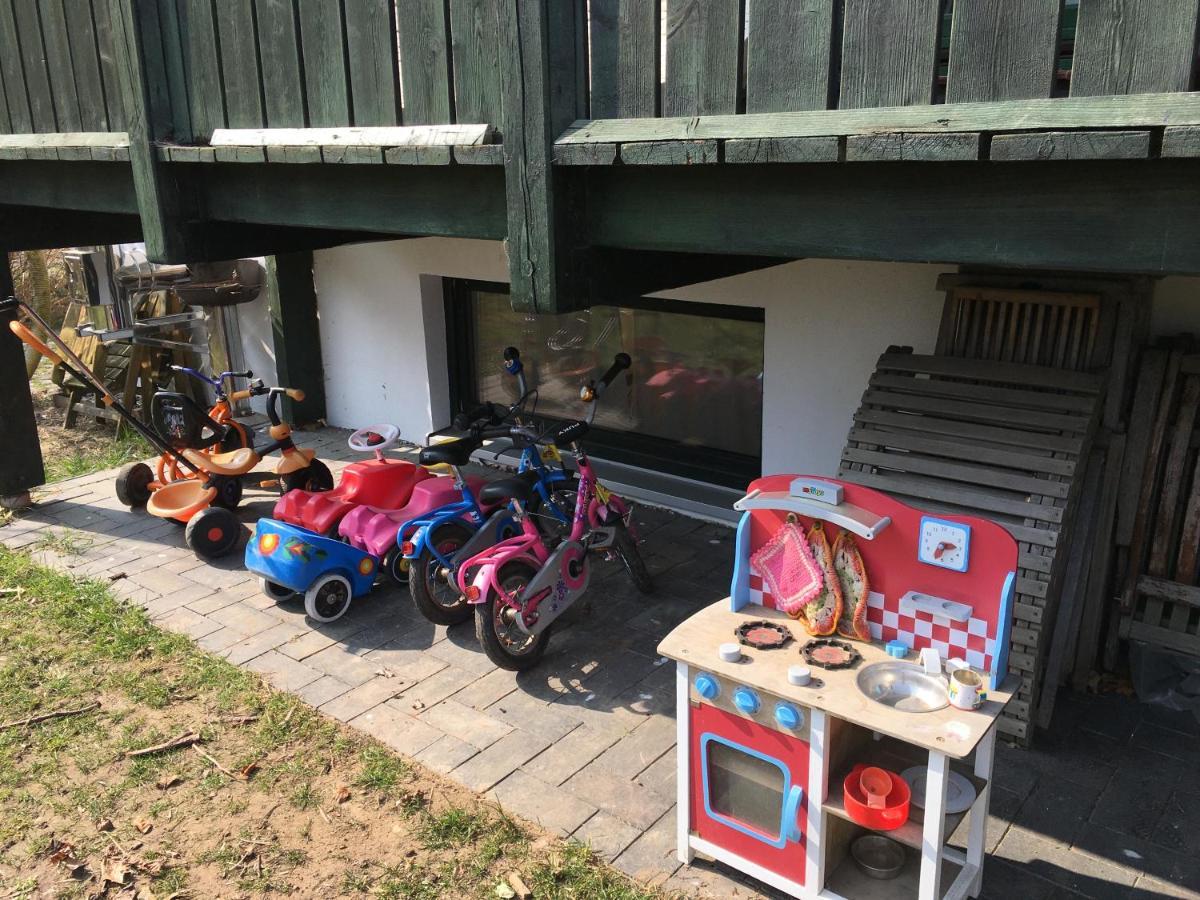Ferienwohnung Am Waldrand Mit Sauna Biendorf エクステリア 写真