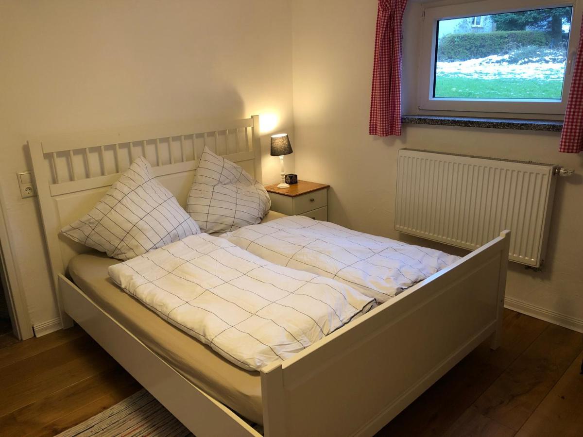 Ferienwohnung Am Waldrand Mit Sauna Biendorf エクステリア 写真