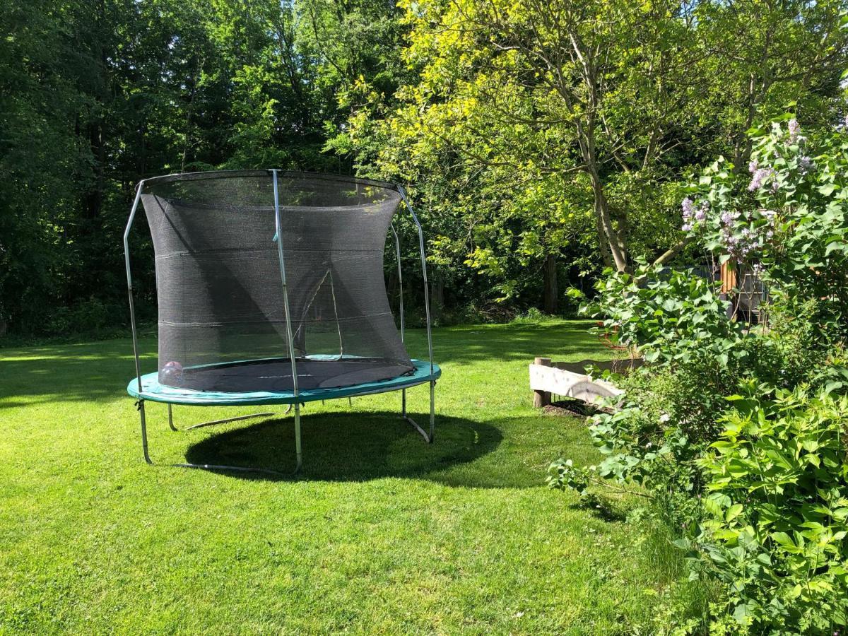 Ferienwohnung Am Waldrand Mit Sauna Biendorf エクステリア 写真