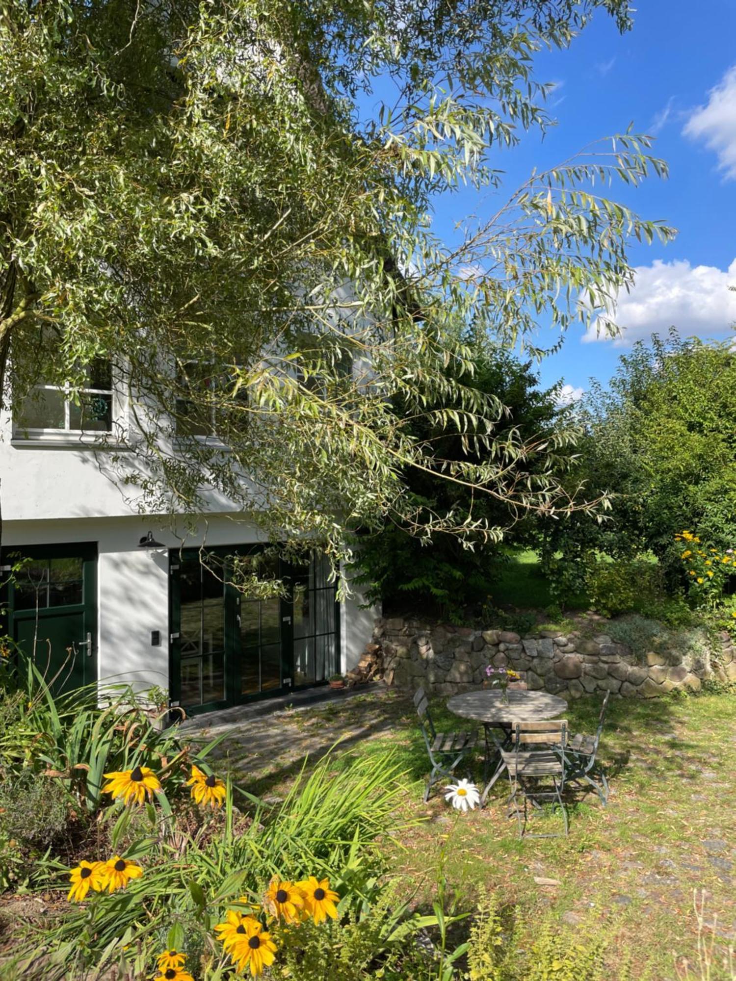 Ferienwohnung Am Waldrand Mit Sauna Biendorf エクステリア 写真